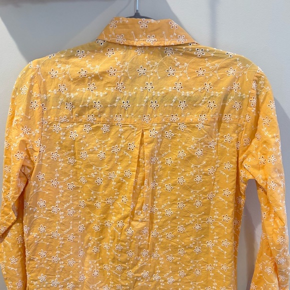 Candace Cameron Bure Yellow Floral Button-Up Shirt - Picture 5 of 5